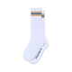 Long Rib Socks Stripes White/Caramel/Blue