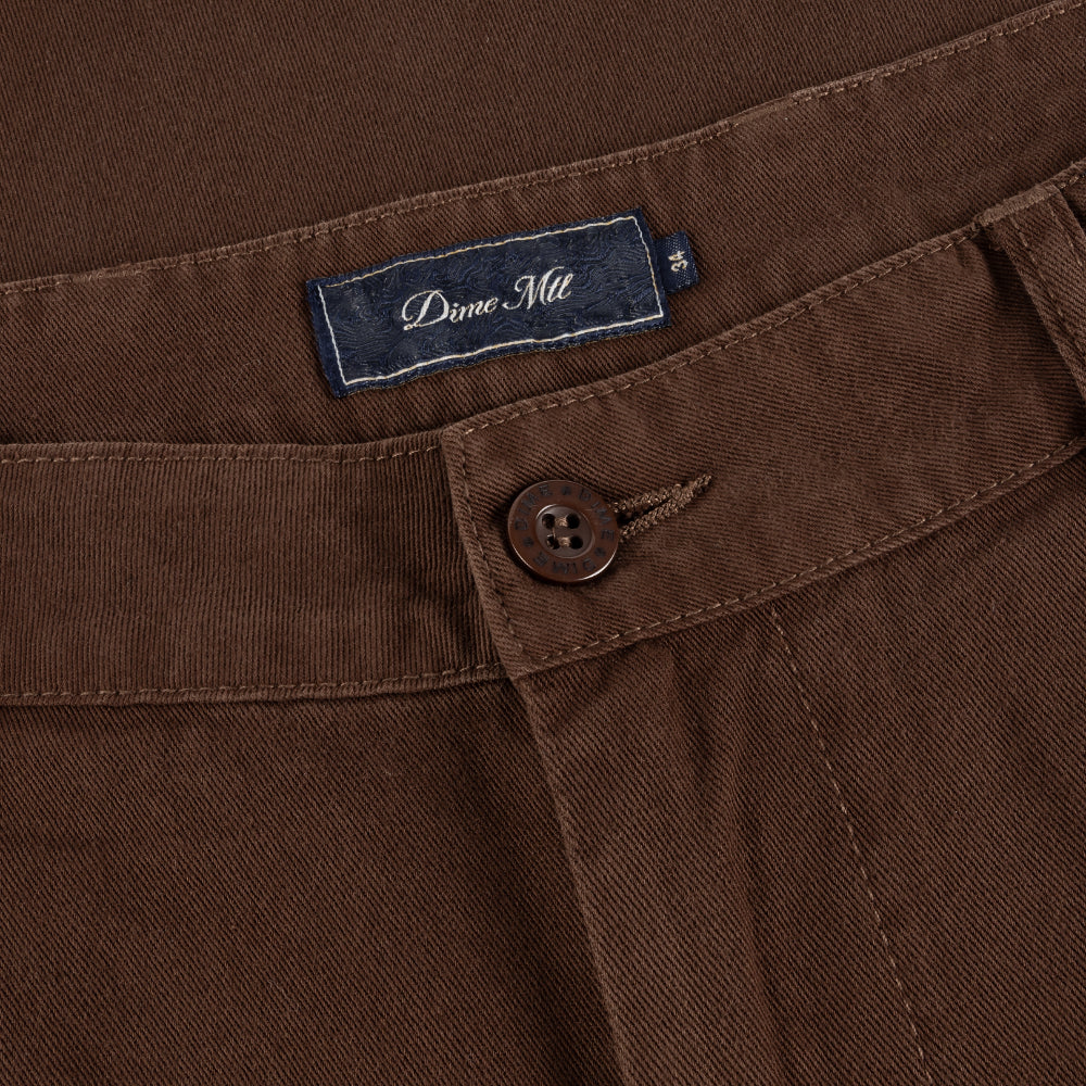 Baggy Chino Pant Dark Brown