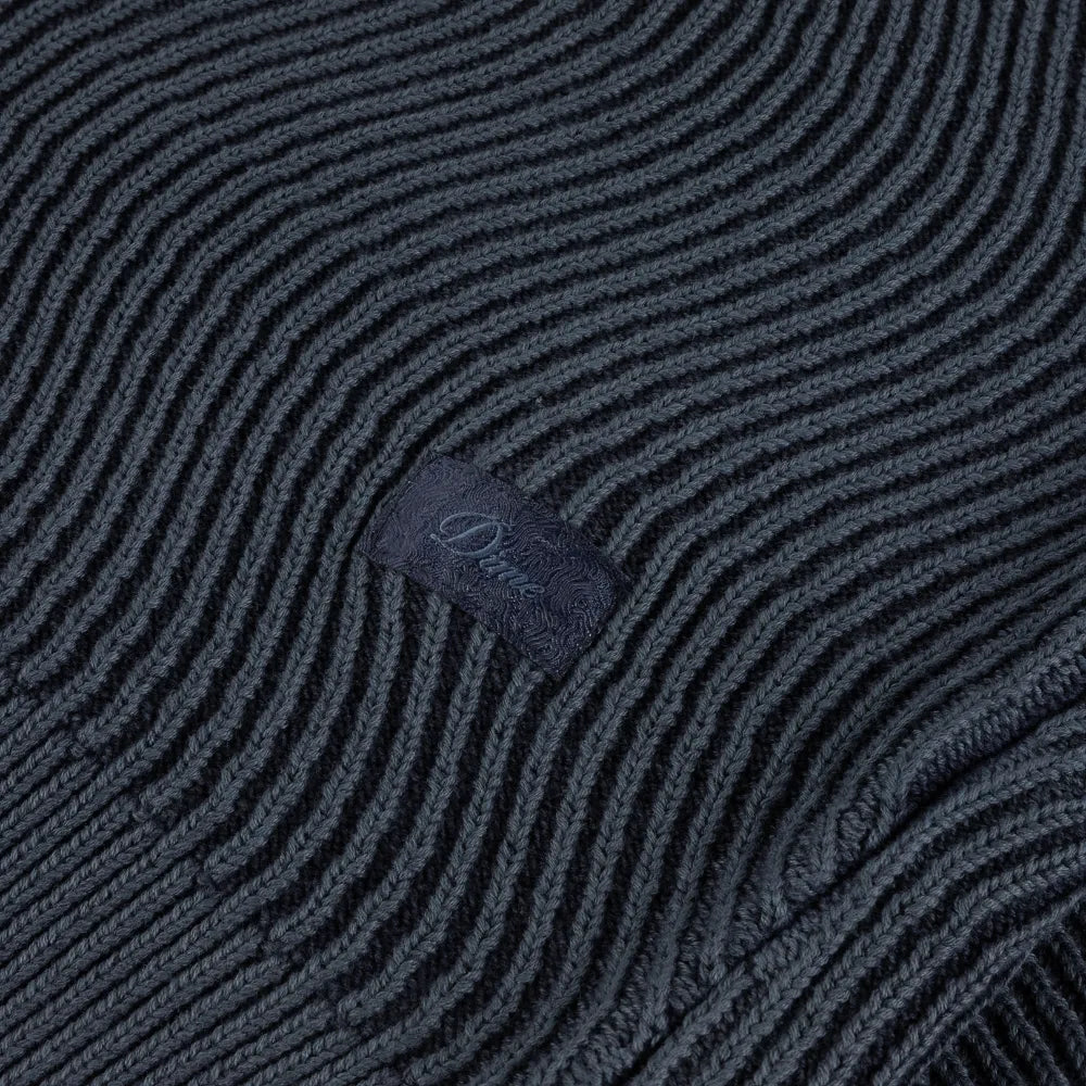 Wave Knit Sweater Navy