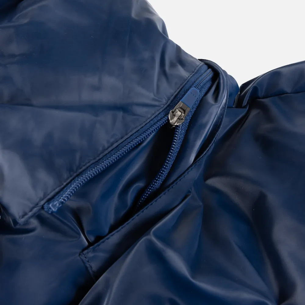 Wavy Puffer Smoke Blue