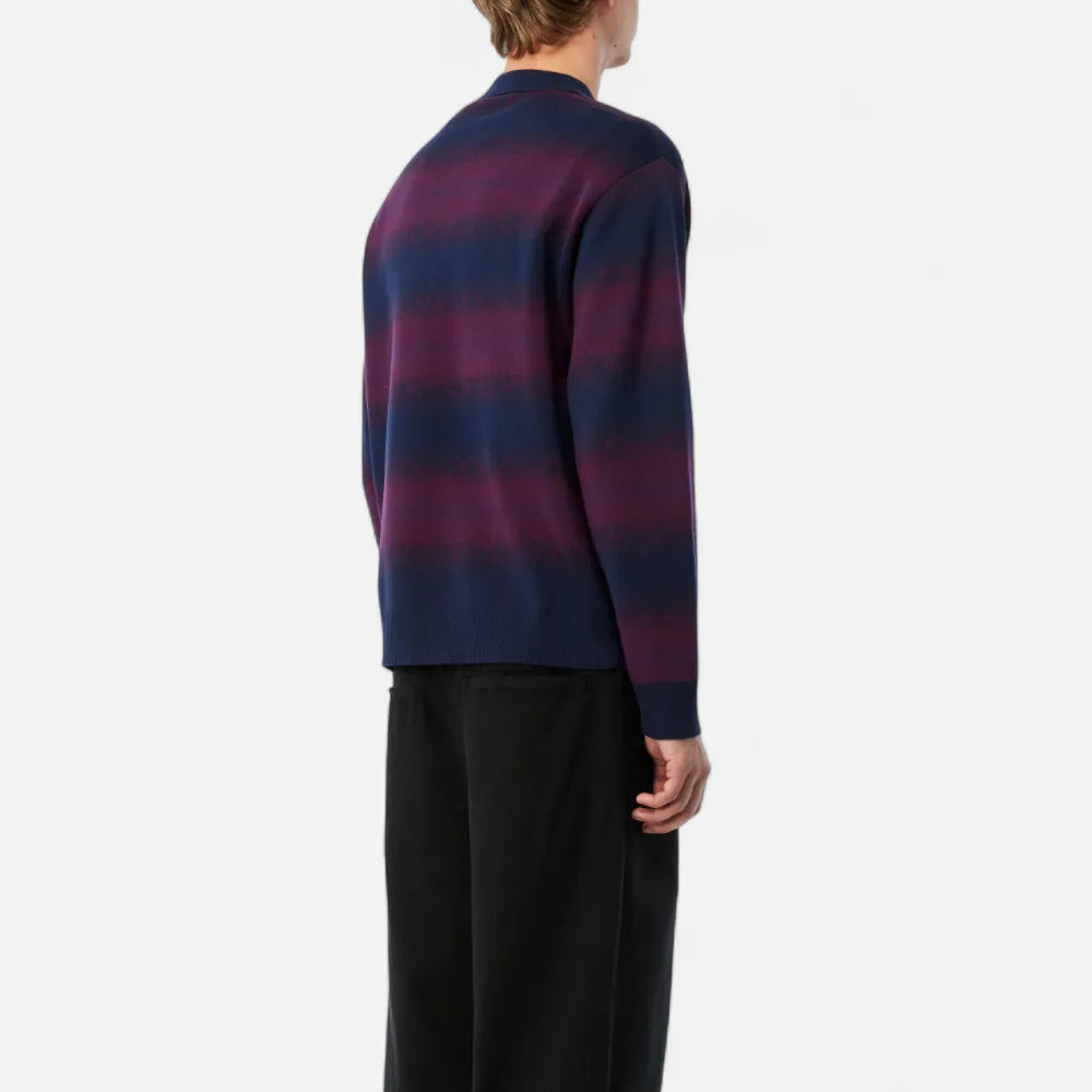 Striped Rugby Knit Navy