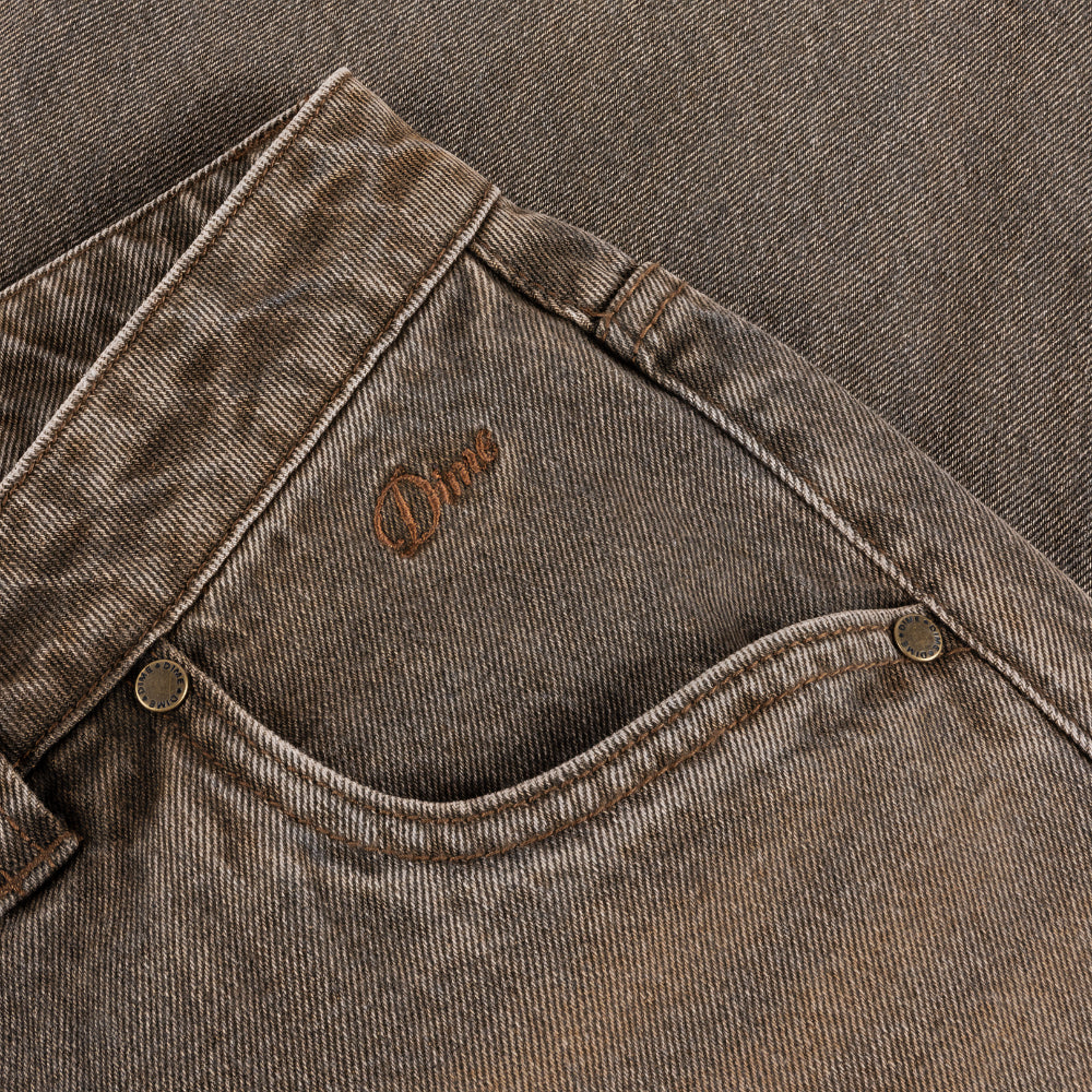 Relaxed Denim Sandblasted Brown