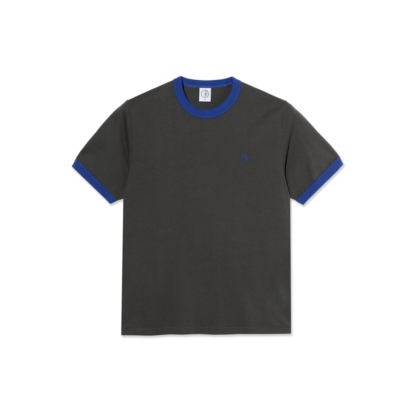Ringer Tee Dirty Black/Egyptian Blue