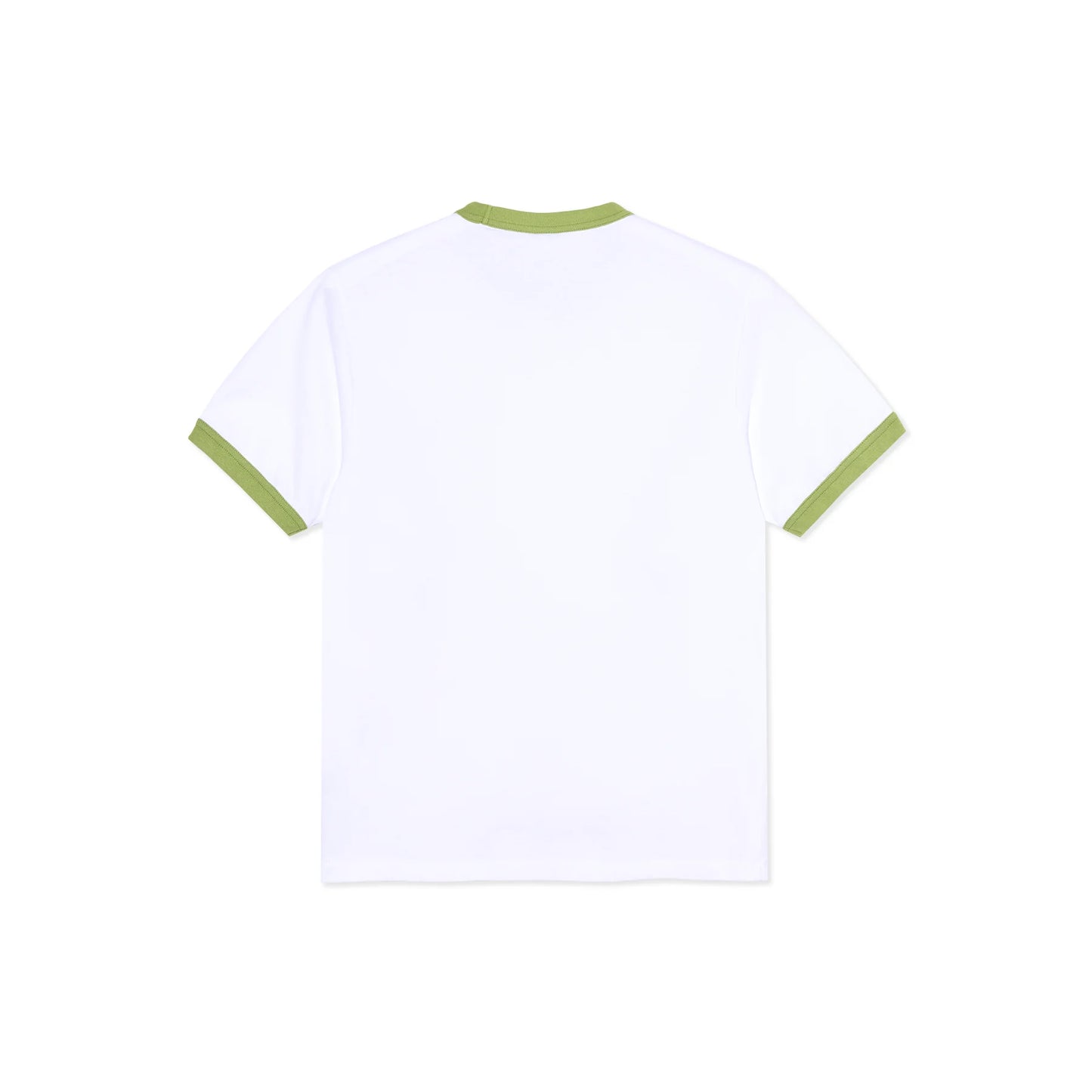 Ringer Tee White/Peridot