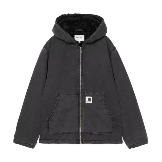 W' Hooded Mitch Jacket Black / Dusky Canvas