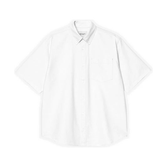 S/S Braxton Shirt White / White