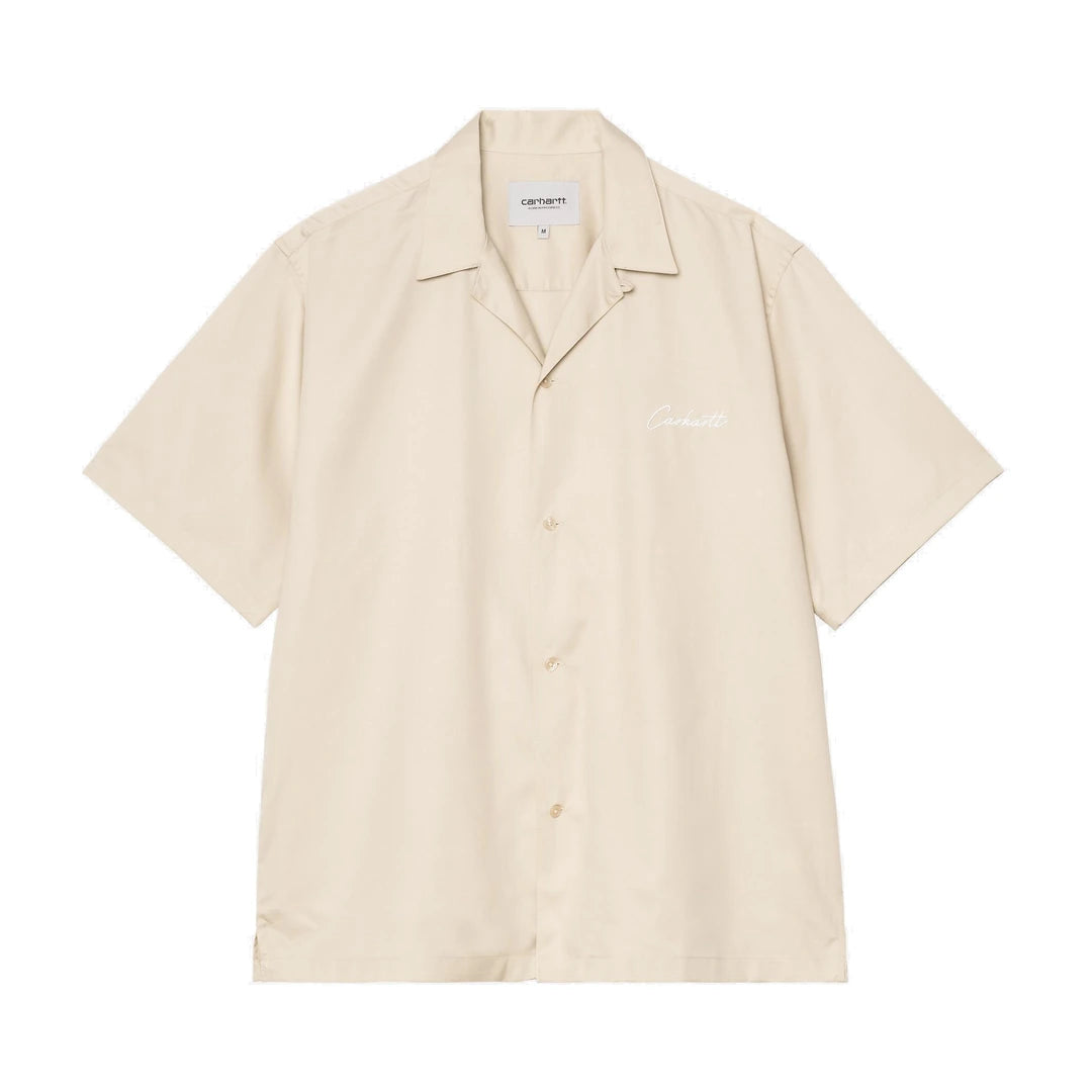 S/S Delray Shirt Stone / White
