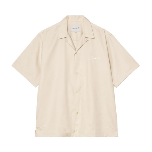 S/S Delray Shirt Stone / White