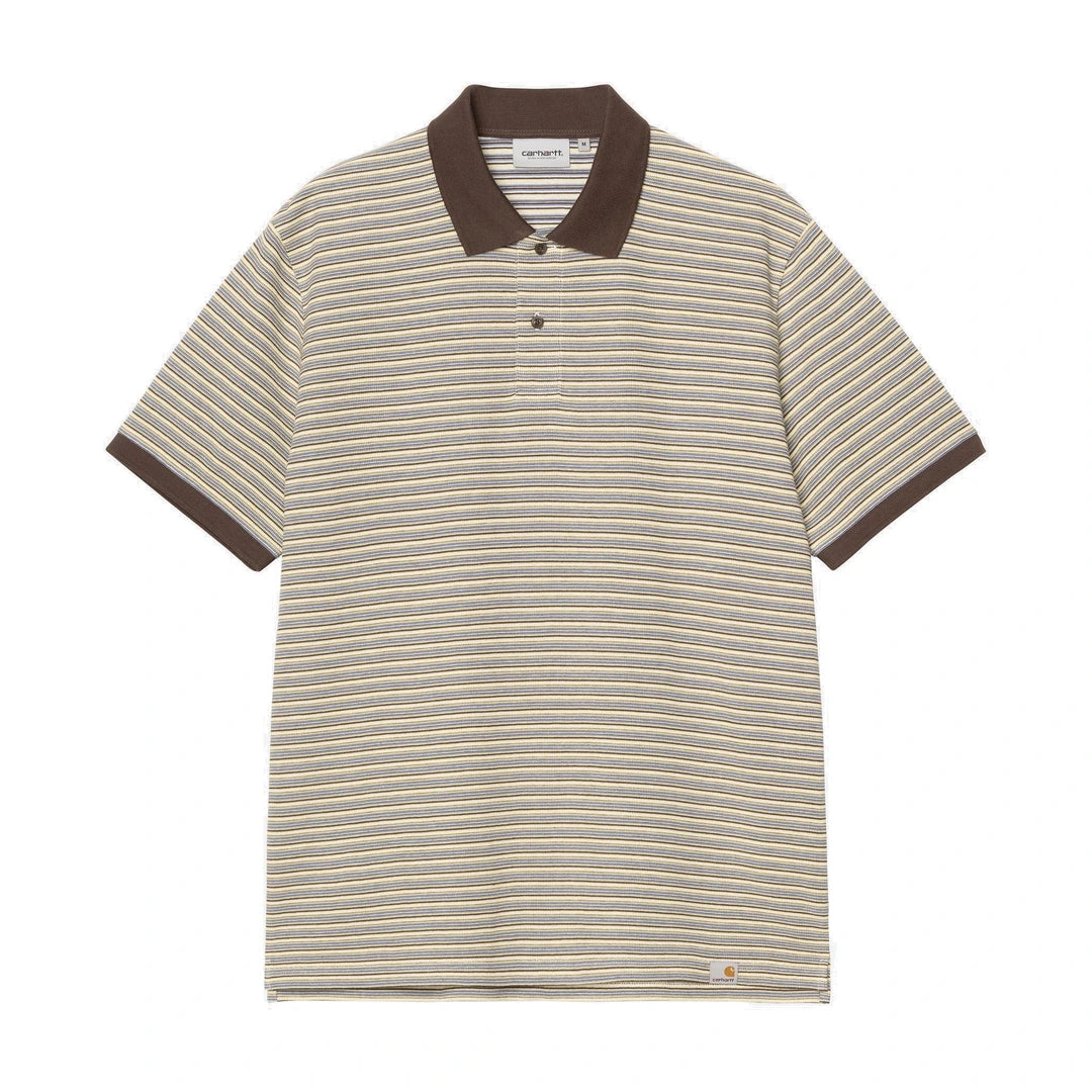 S/S Dion Polo Dion Stripe, Wax