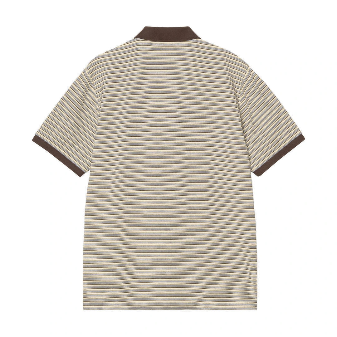 S/S Dion Polo Dion Stripe, Wax