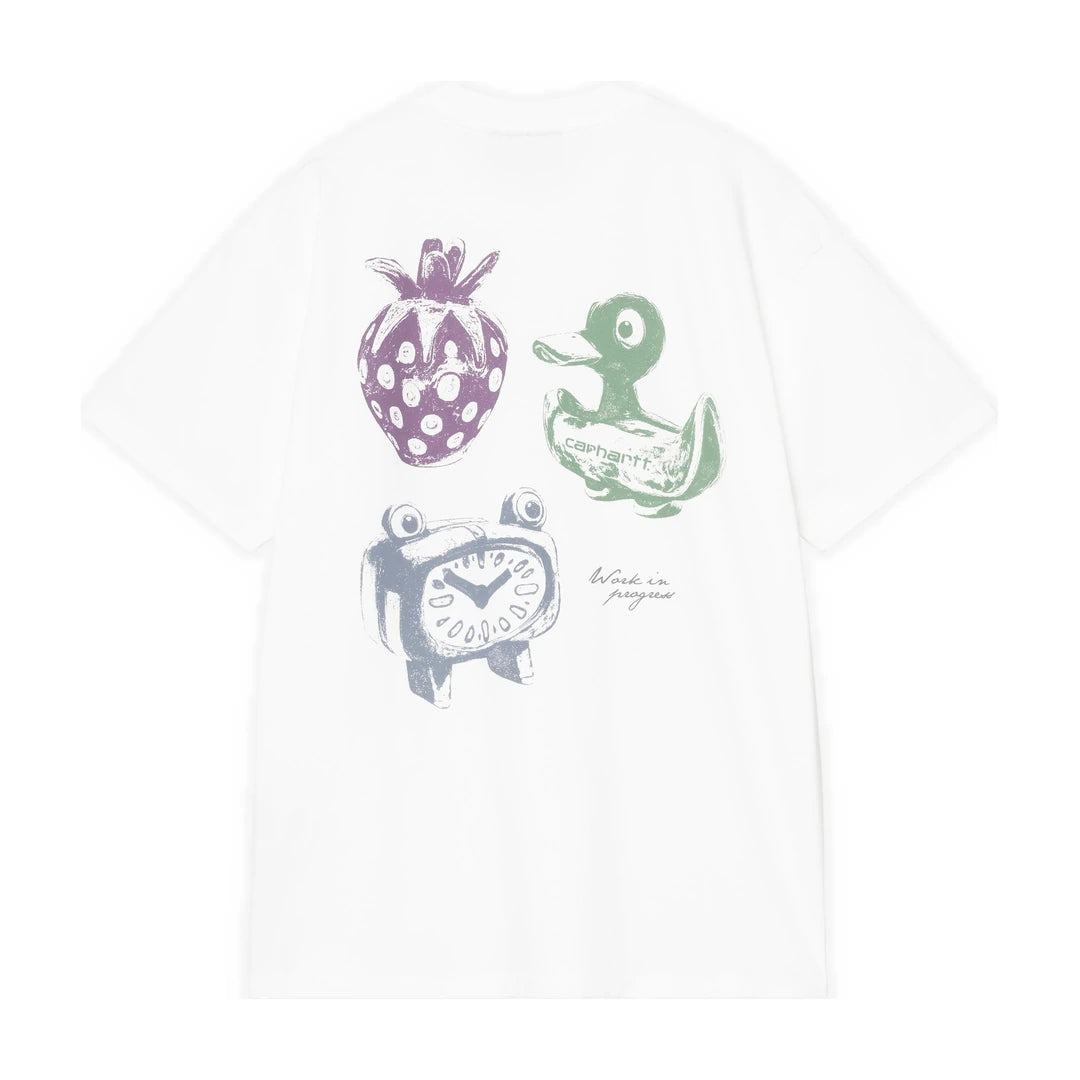 S/S Forma T-Shirt White heavy stone