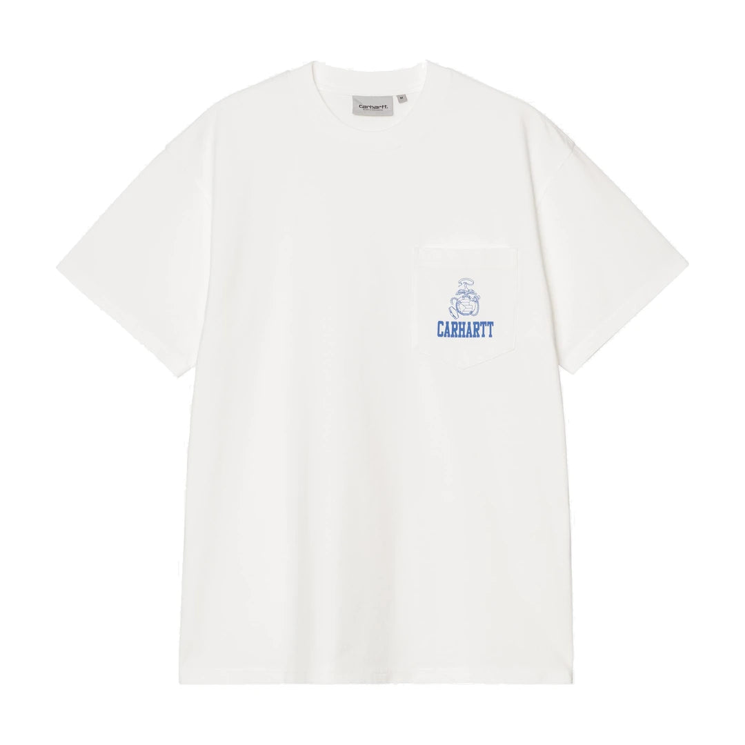 S/S Pond Corps Pocket T-Shirt White heavy stone