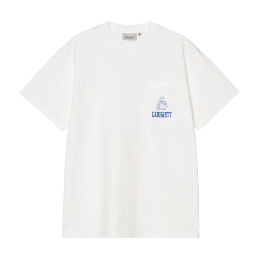 S/S Pond Corps Pocket T-Shirt White heavy stone