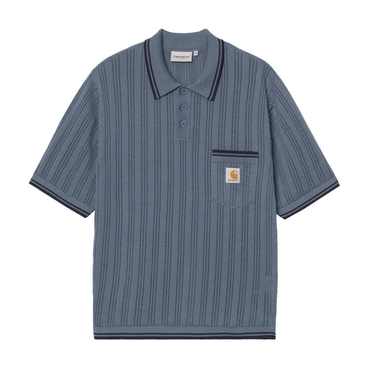 S/S Ramsey Polo Velvet Blue / Deep Night