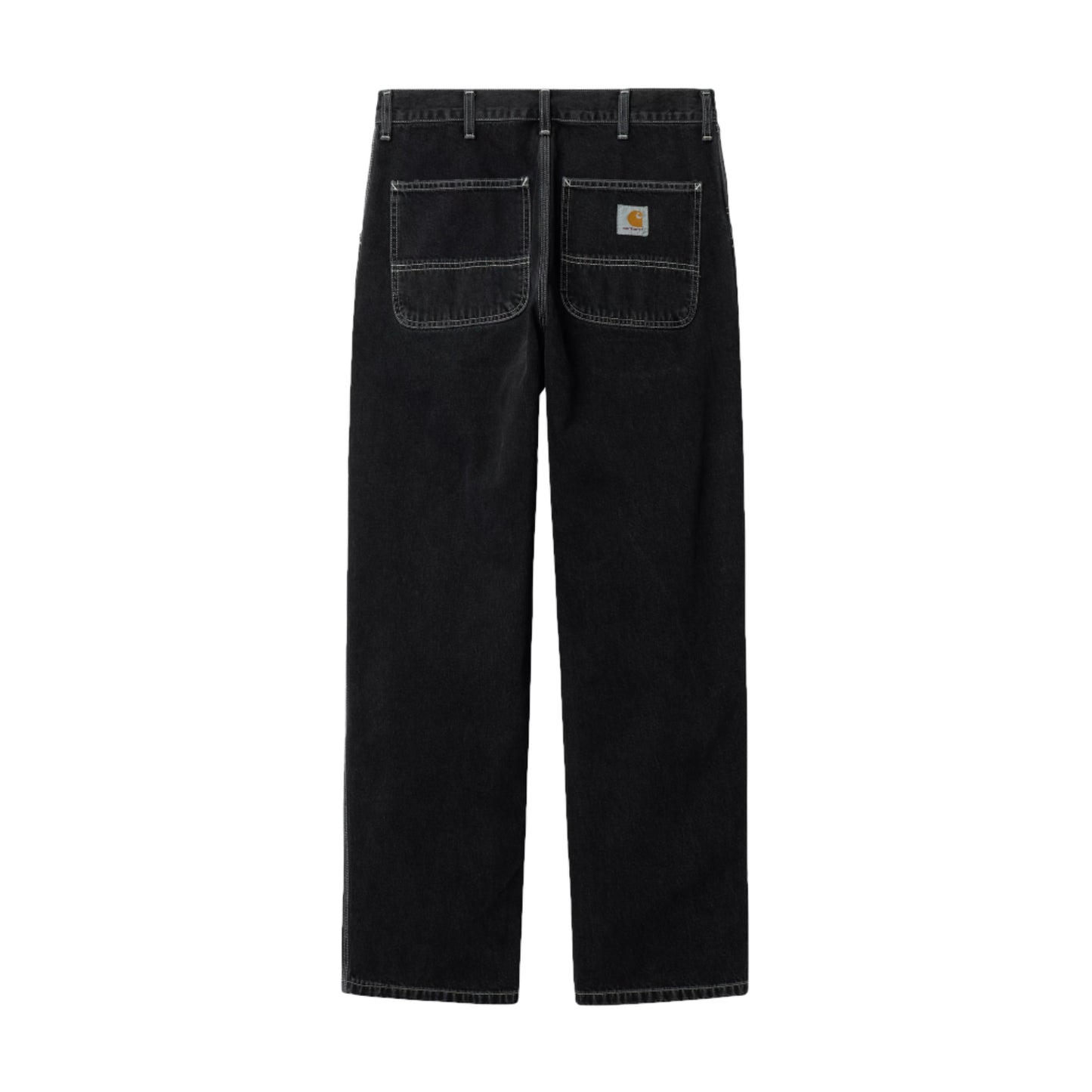 Simple Pant Black Heavy Stone Wash