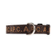 TOUTOU LOGO COLLAR MARRON