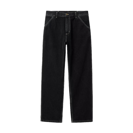 Simple Pant Black Heavy Stone Wash