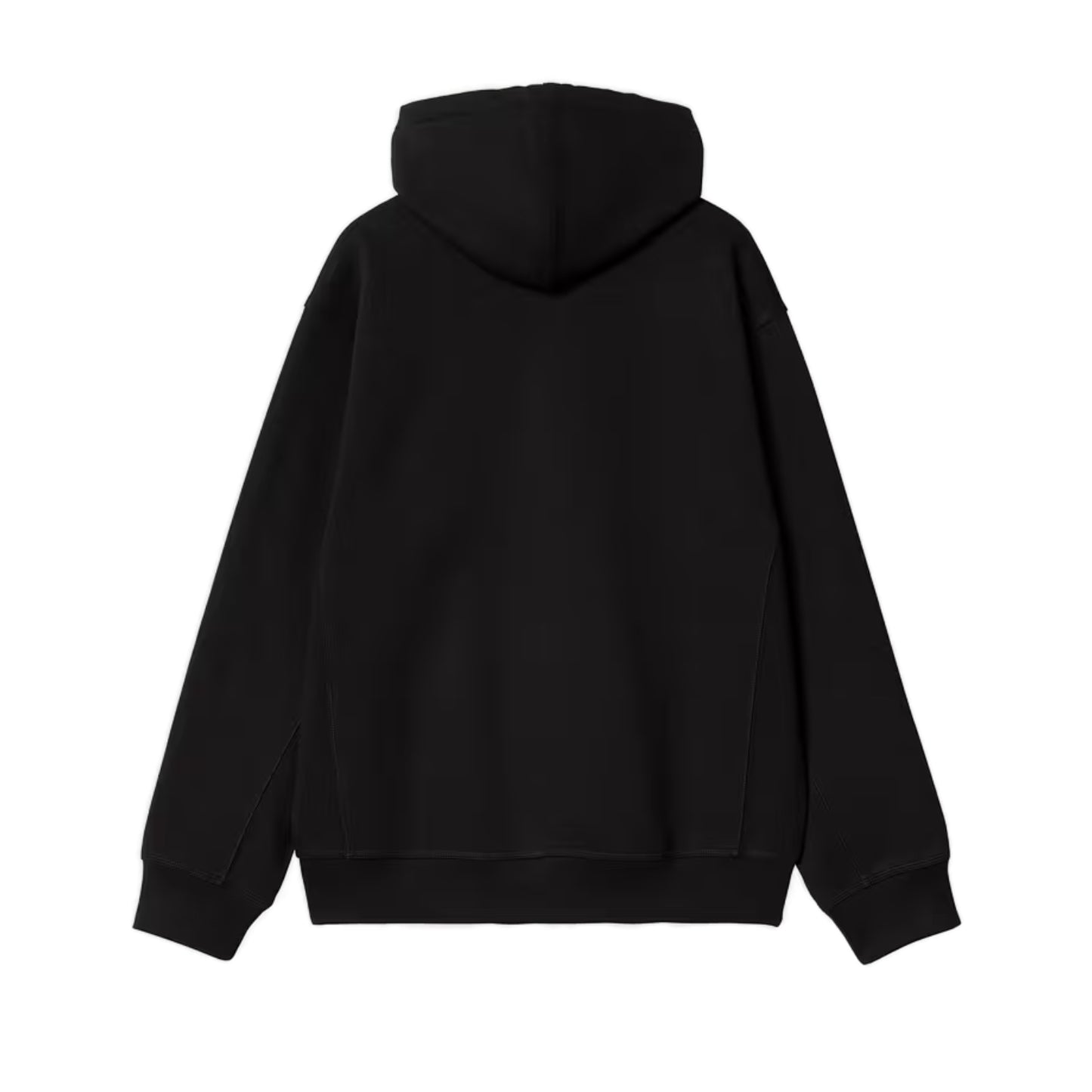 Hooded American Script Jacket Black