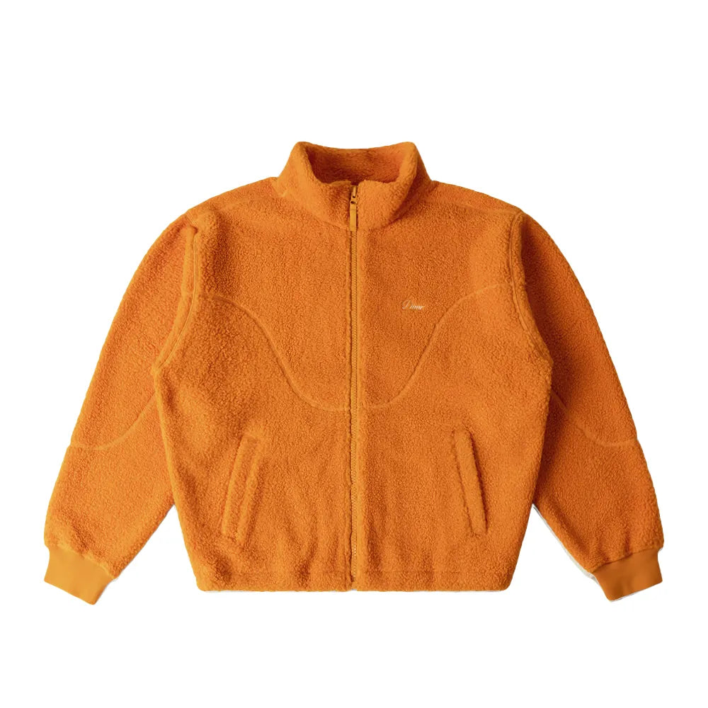 Polar Fleece Sherpa Zip Orange