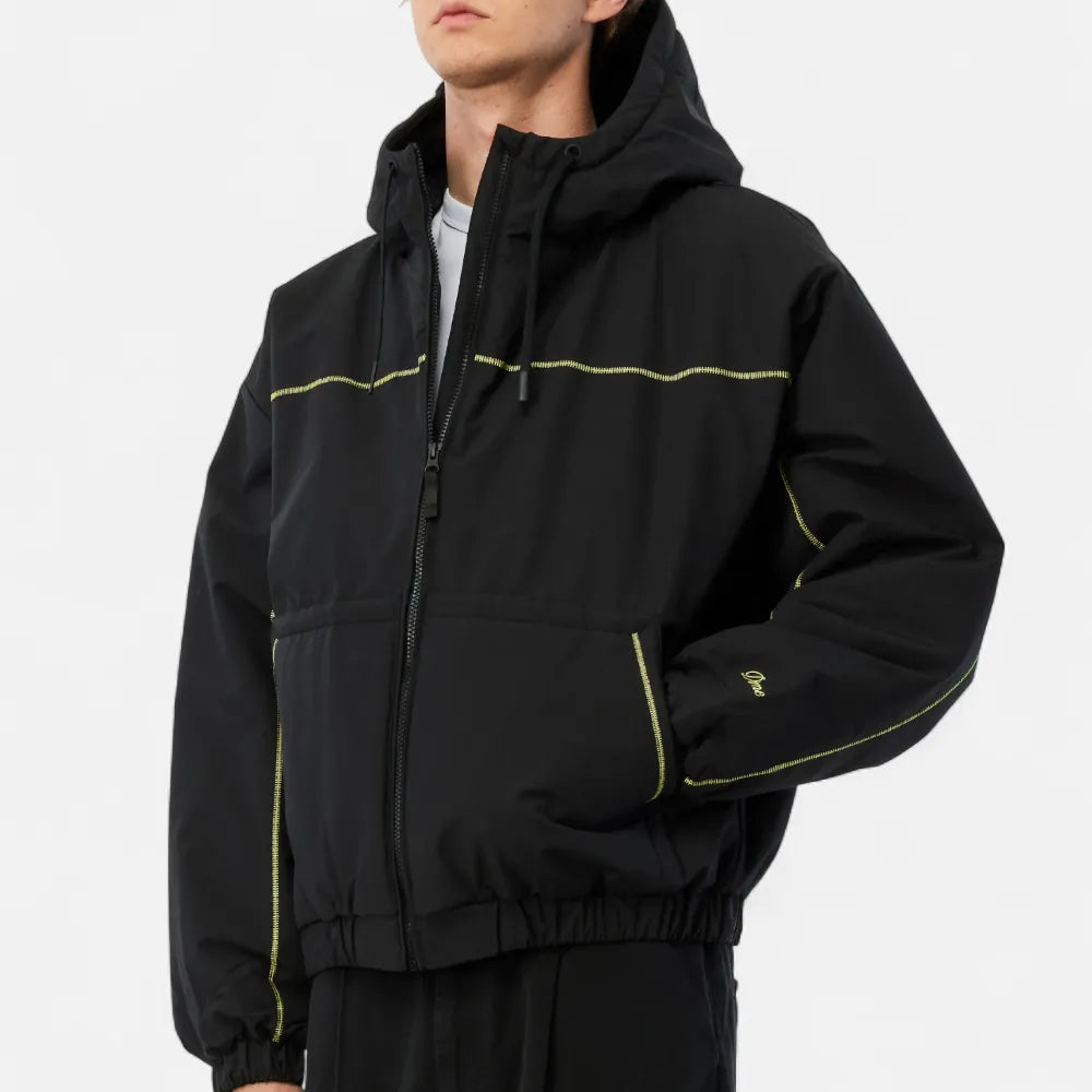 Quilted Ripstop Puffer Black