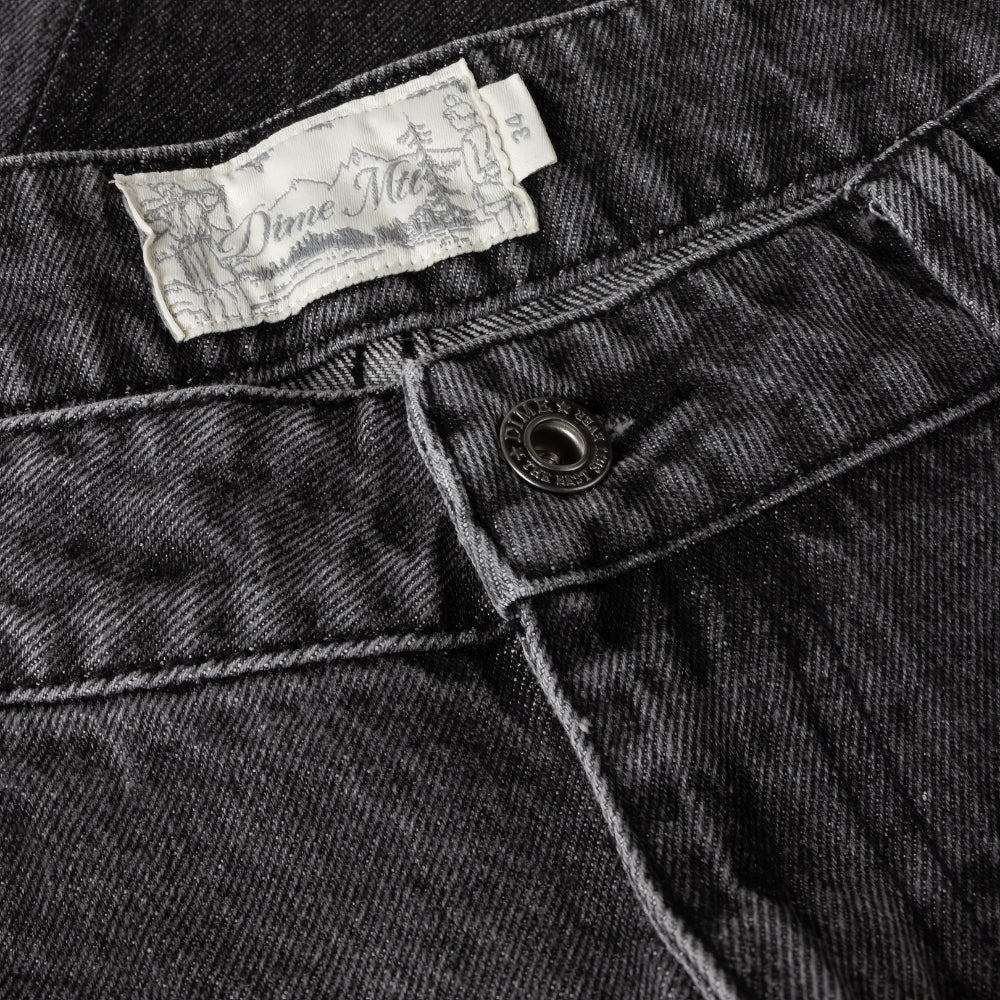 Baggy Denim Pants Knowtomatic Black