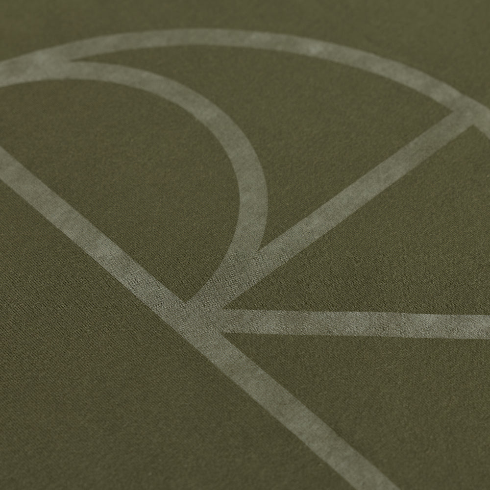 Steve Tee LS Stroke Army Green