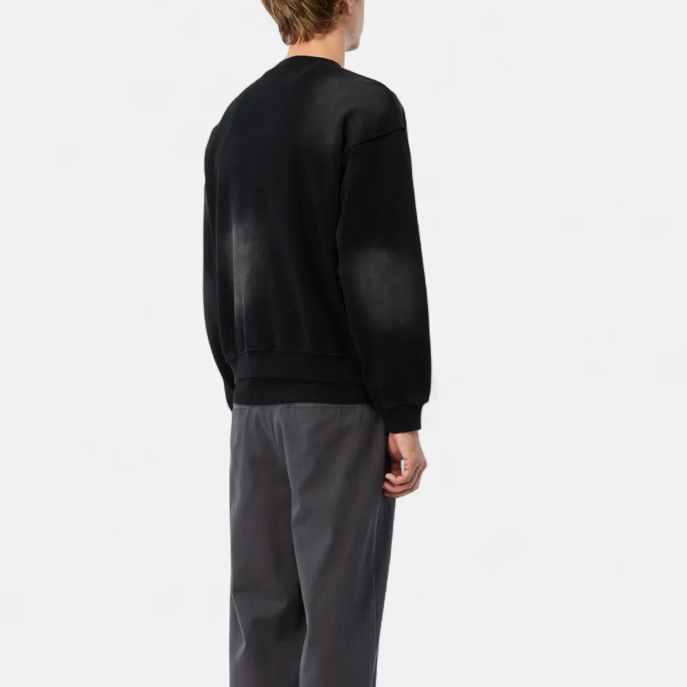 Faded Fleece Bomber Black