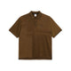 Surf Polo Shirt Pique Black/Caramel