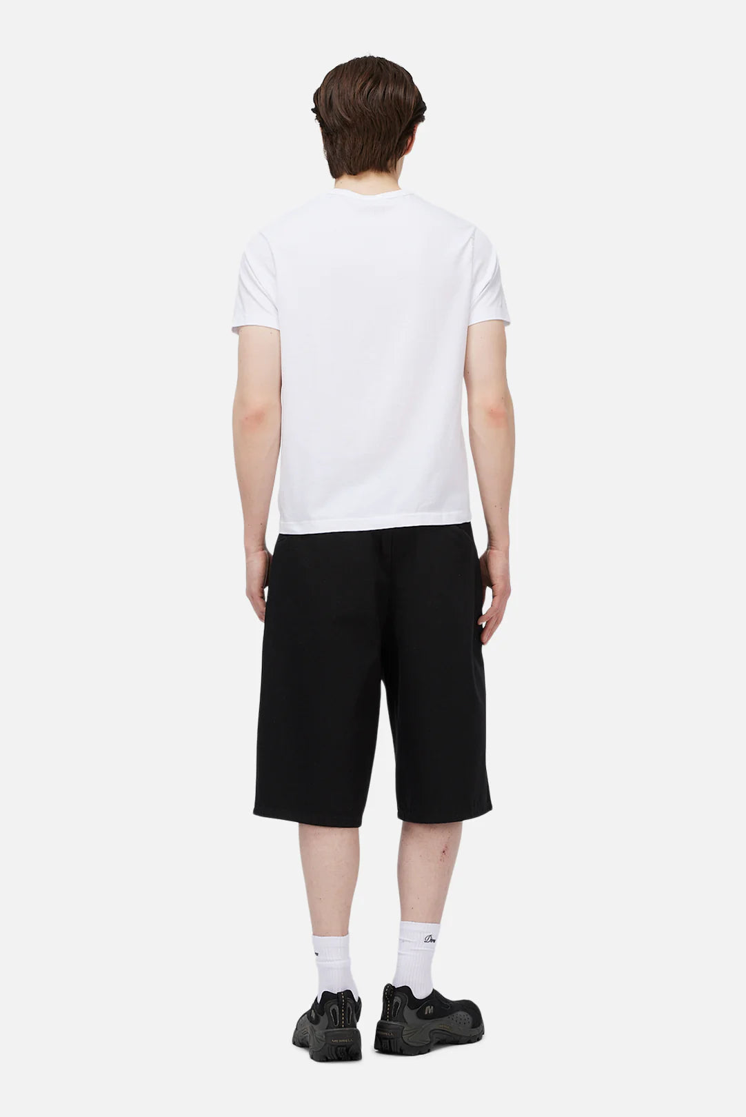 Tech Denim Shorts Black