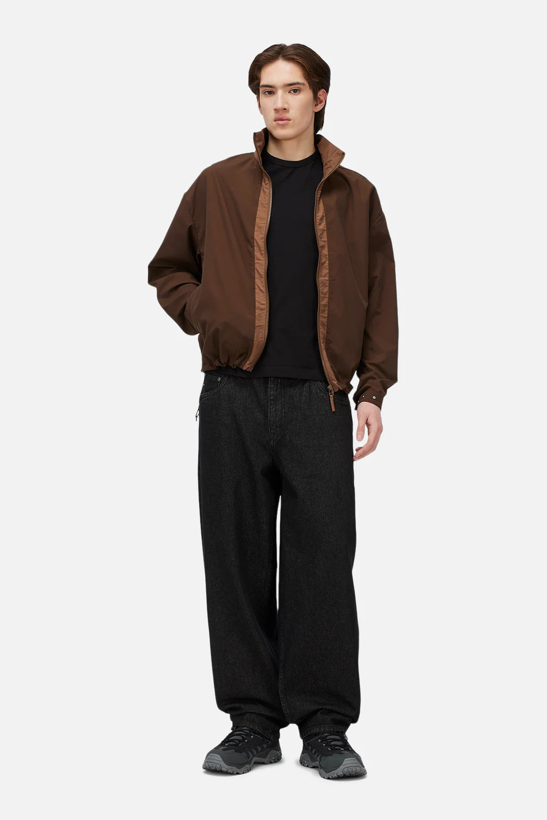 Two Tone Windbreaker Brown