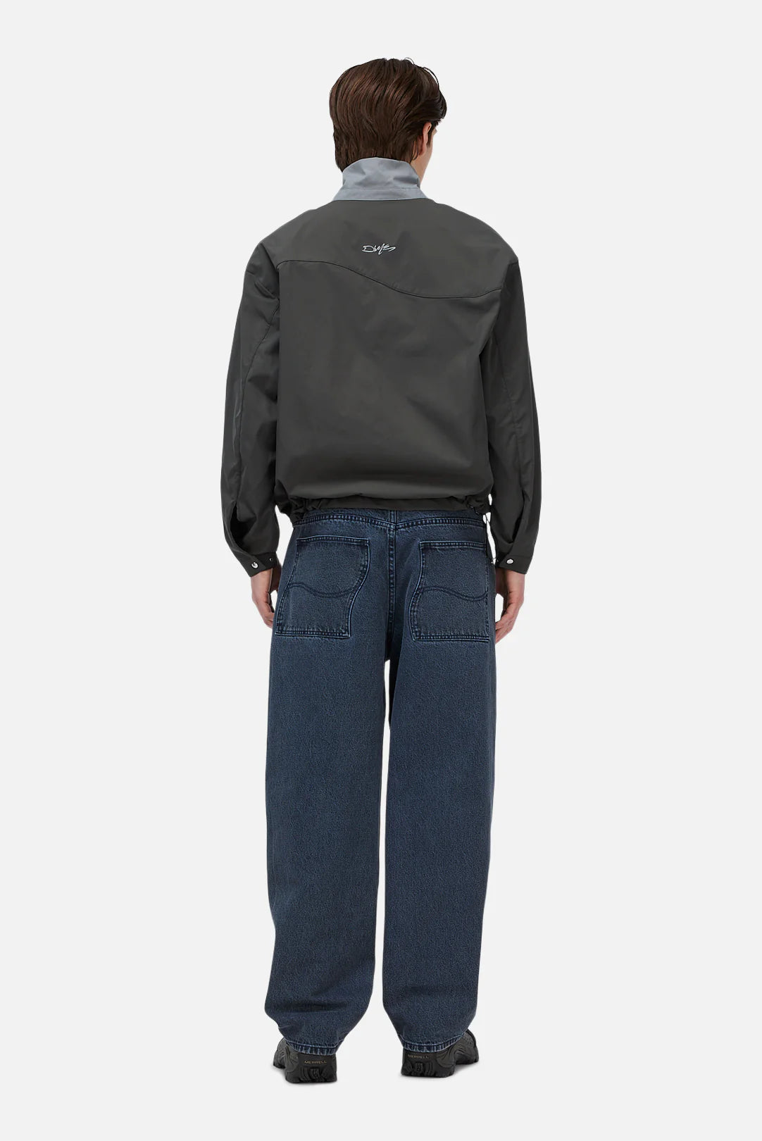 Two Tone Windbreaker Charcoal