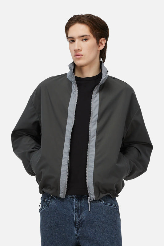 Two Tone Windbreaker Charcoal