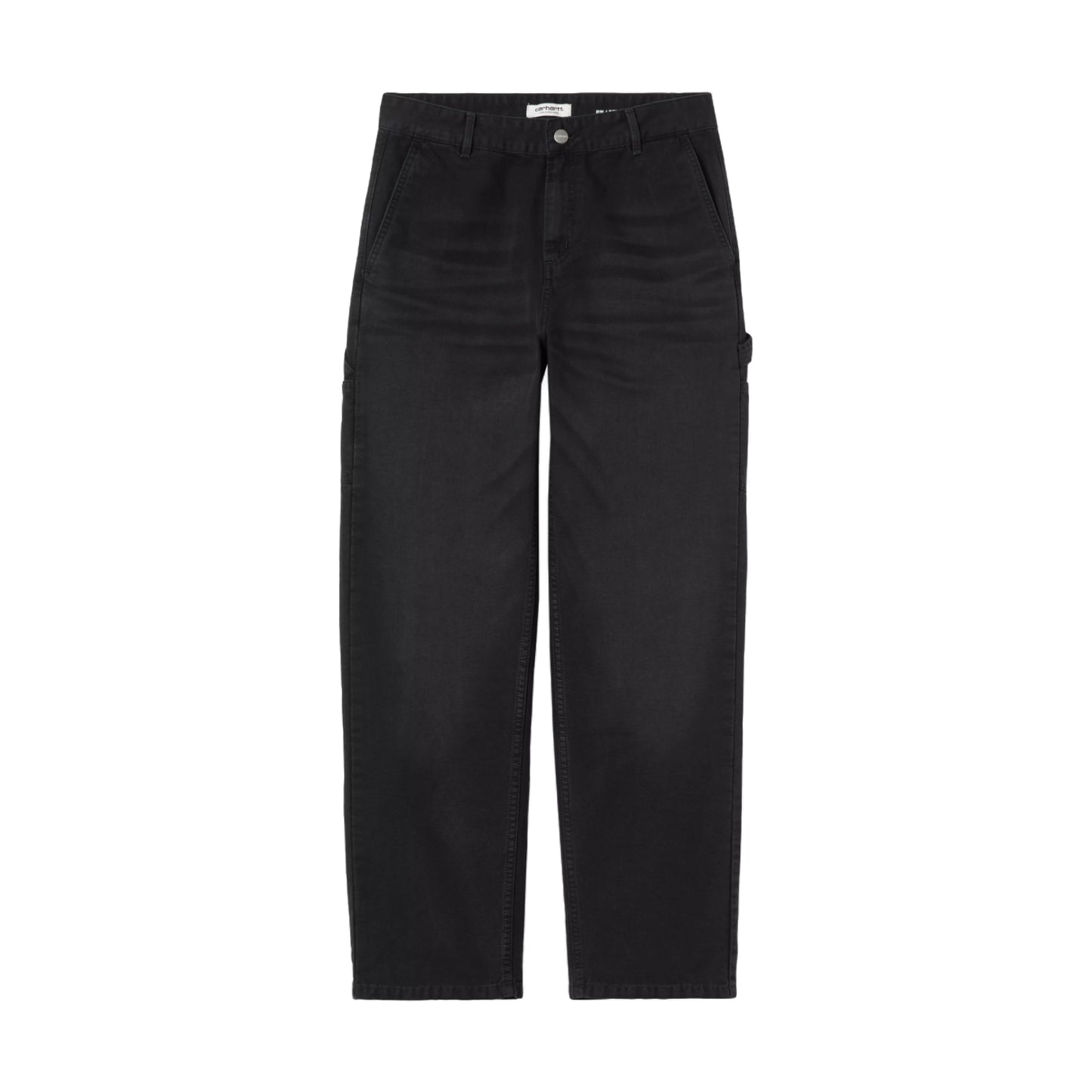 W’ Pierce Pant Straight Black Stone Wash
