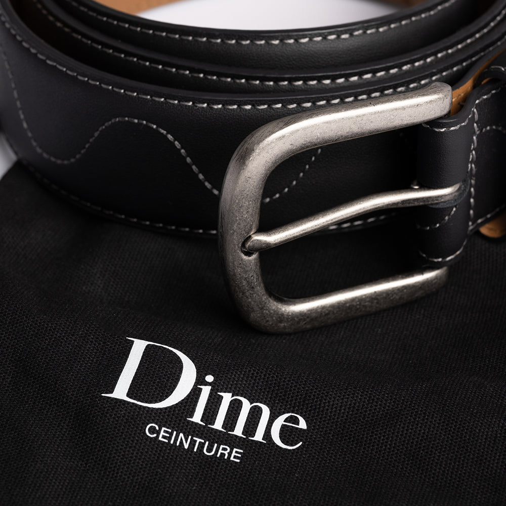 Desert Leather Belt Black