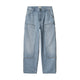 W' Brandon Double Knee Pant Blue Burst Washed