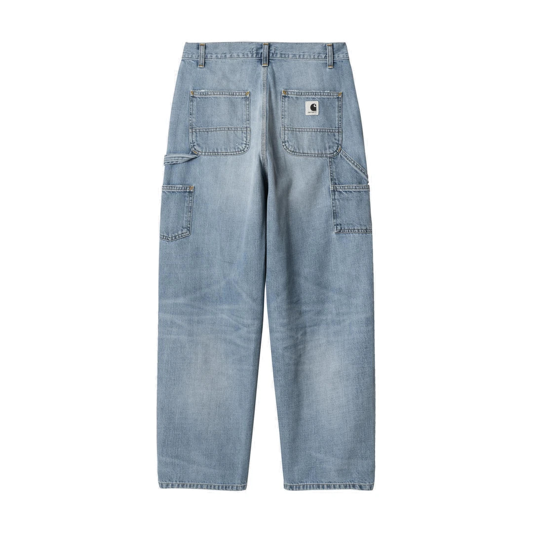 W' Brandon Double Knee Pant Blue Burst Washed