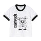 W' S/S IP Ringer T-Shirt White / Black