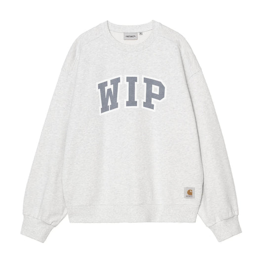WIP III Sweat Ash Heather heavy stone wash