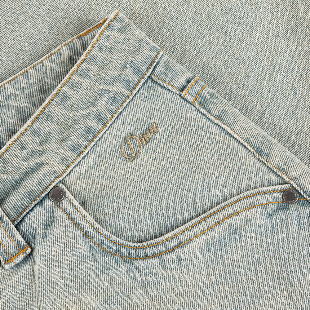 Baggy Denim Pants – Sandblasted Sky Blue