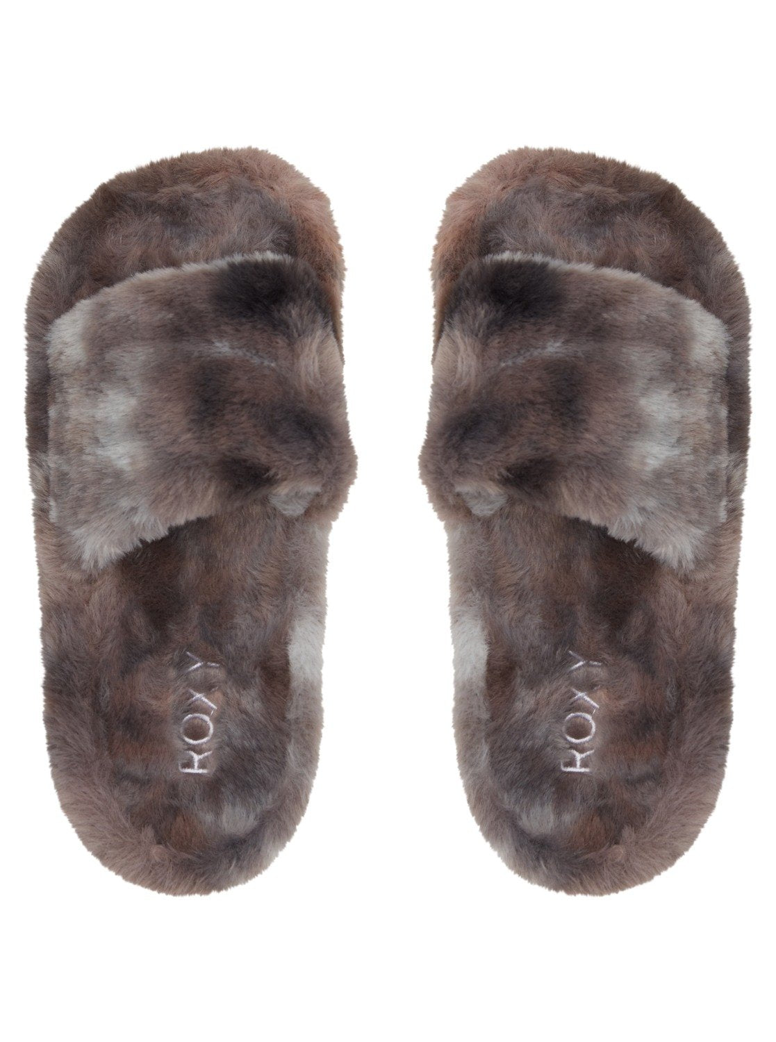 Slippy Faux Fur Slide Sandals